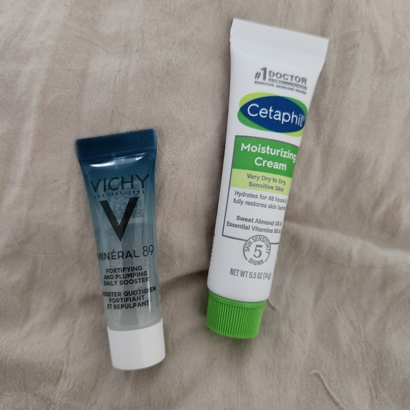 👻 5 For $25 👻Cetaphil Moisturizing Cream and Vichy Mineral 89 Duo - Picture 1 of 1